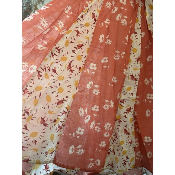 NWT Size M- Maeve 100% Cotton Floral Halter Godet Midi Shirt Dress (NWT US $188) - Picture 10 of 16